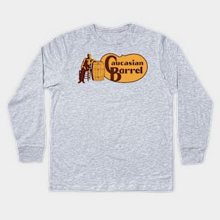 Caucasian Barrel Kids Long Sleeve T-Shirt